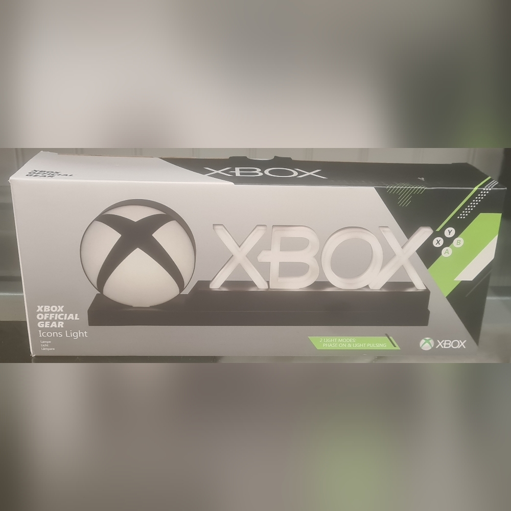 Xbox Official Gear Icons Light Lamp ~ Brand New